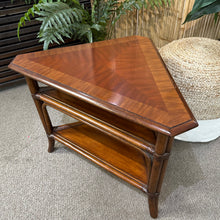 Load image into Gallery viewer, Ethan Allen Wood Corner Table
