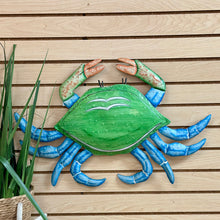 Load image into Gallery viewer, Metal Crab Art
