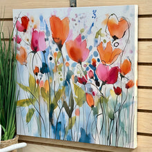 Load image into Gallery viewer, Red Florals I
