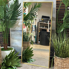 Load image into Gallery viewer, Gold Rect. Mirror
