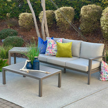 Load image into Gallery viewer, 3PC Aluminum Outdoor Seating set
