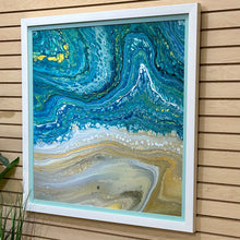 Load image into Gallery viewer, Turquoise Abstract Giclee II
