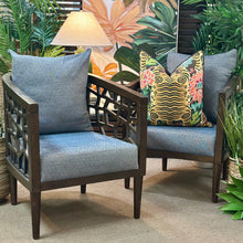 Load image into Gallery viewer, Mocha Crackle Accent Chair
