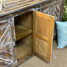 Load image into Gallery viewer, Distressed Wood Cabinet
