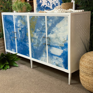 Abstract Blues Sideboard