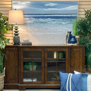 4DR Glass Front Cabinet