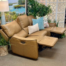 Load image into Gallery viewer, Leather Italia 'Portland' Reclining Sofa
