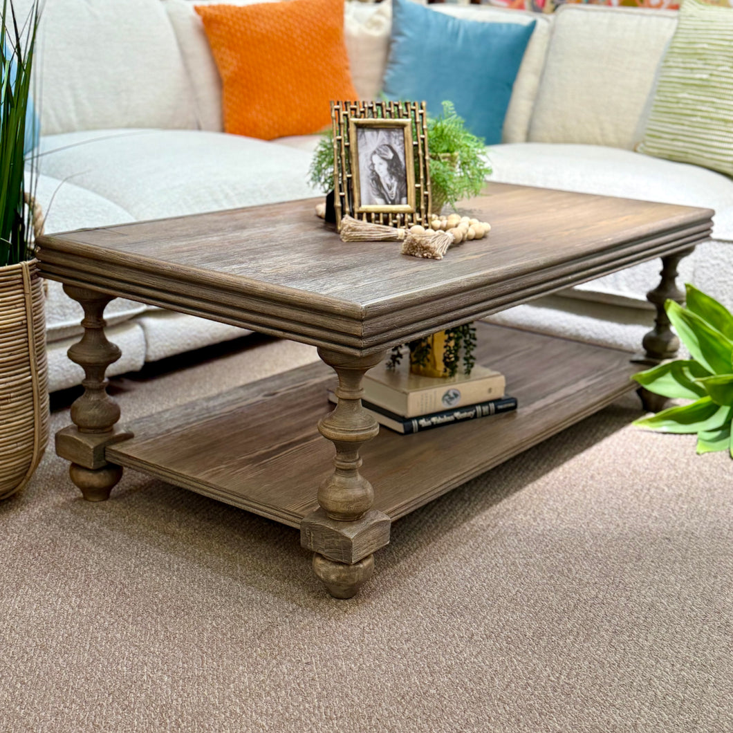 Wooden Rectangular Coffee Table