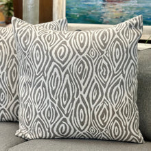 Load image into Gallery viewer, White/Grey Custom Pillow
