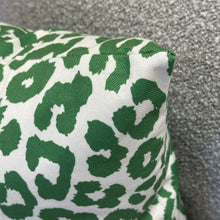 Load image into Gallery viewer, Green Leopard Pillow
