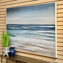 Load image into Gallery viewer, Blue Ocean Shore Art
