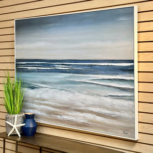 Blue Ocean Shore Art