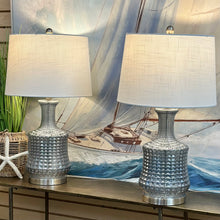 Load image into Gallery viewer, Silvery Glass Table Lamp

