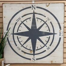 Load image into Gallery viewer, Compass Wood Art
