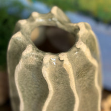 Load image into Gallery viewer, SM Green Ripple Vase
