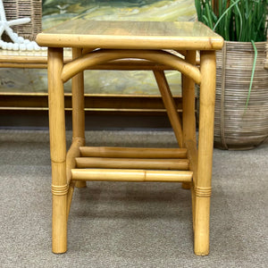 MCM Rattan End Table
