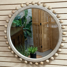 Load image into Gallery viewer, Wood Bead Mirror
