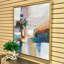 Load image into Gallery viewer, Warm Tone Framed Abstract
