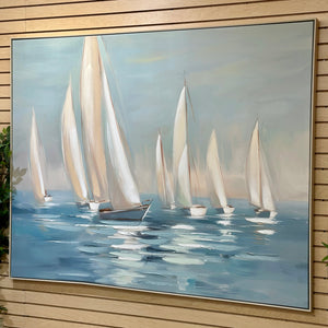 Imperfect Sail Away II Framed Art