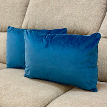 Load image into Gallery viewer, Navy Velvet Designer Down Lumbar
