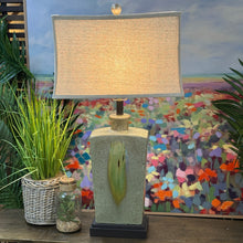 Load image into Gallery viewer, Green Ceramic Lamp
