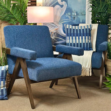 Load image into Gallery viewer, Dark Blue Accent Chair
