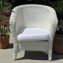 Load image into Gallery viewer, White Wicker Chair
