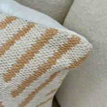 Load image into Gallery viewer, Peach/White Modern Pillow
