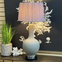 Load image into Gallery viewer, Grey Ceramic Lamp
