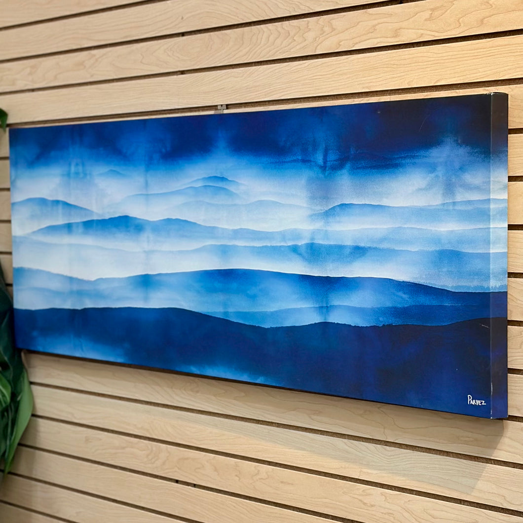 Blue Landscape Art