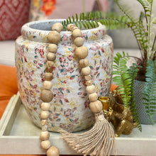 Load image into Gallery viewer, Floral Terra-cotta Planter
