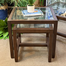 Load image into Gallery viewer, Glass Top Nesting Tables
