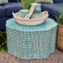 Load image into Gallery viewer, Capiz Scalloped Coffee Table
