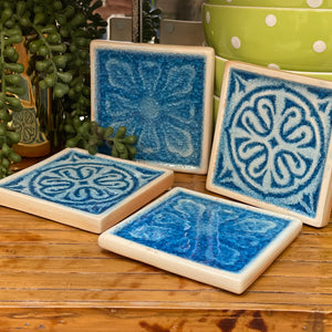 Set/4 Blue Coasters