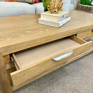 Light-Oak Coffee Table