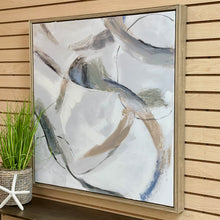 Load image into Gallery viewer, Sage/Grey Abstract Art
