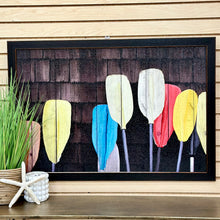 Load image into Gallery viewer, Textured Framed Paddle Art
