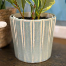 Load image into Gallery viewer, Med Teal Planter
