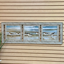 Load image into Gallery viewer, 3 Panel Shorebird Art
