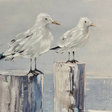 Load image into Gallery viewer, Two Pirtched Seagulls Art

