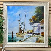 Load image into Gallery viewer, 'Dockside Shrimp Boat' Giclee Art

