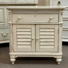 Load image into Gallery viewer, Paula Deen Shutter Door Nighstand Retails $800+
