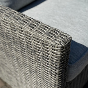 Outdoor Curved Wicker Sectional