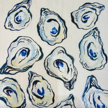 Load image into Gallery viewer, Blue Oysters Towel
