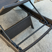 Load image into Gallery viewer, Outdoor Wicker Lounger
