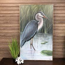 Load image into Gallery viewer, Blue Heron In Marsh
