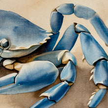 Load image into Gallery viewer, Blue Crab On Sand Giclee
