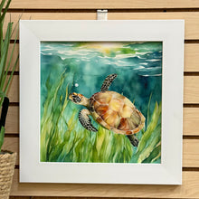 Load image into Gallery viewer, Blue/Green Sea Turtle I

