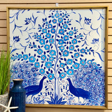 Load image into Gallery viewer, Blue Peacock Art
