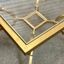 Load image into Gallery viewer, Antique Gold Side Table
